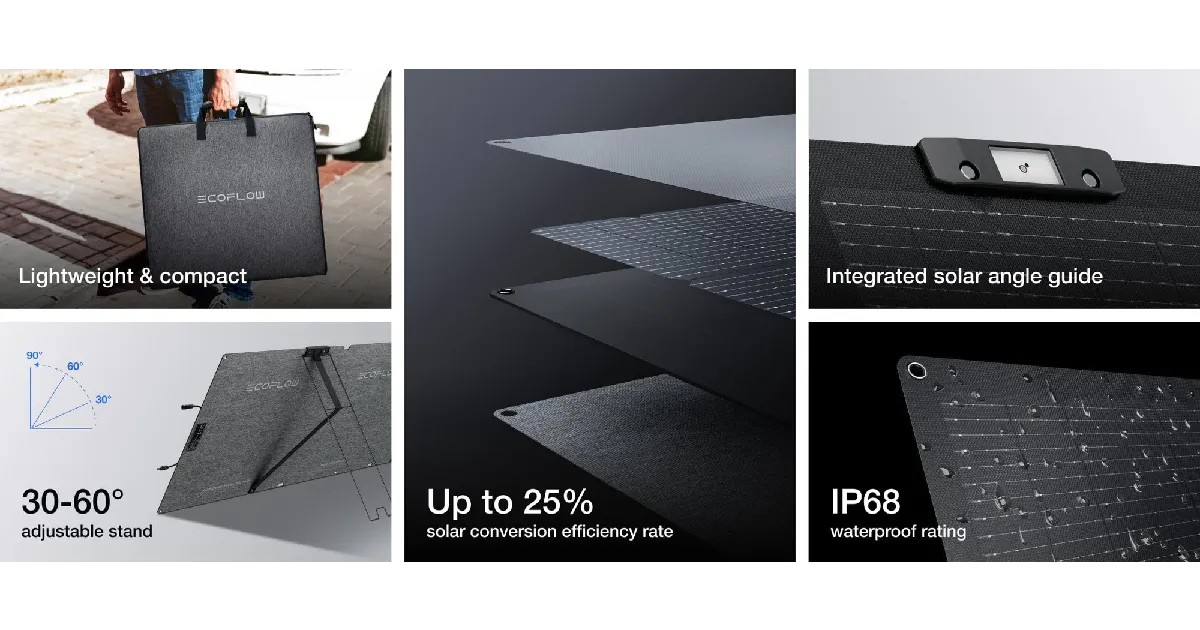 EcoFlow 160W Portable Solar Panel