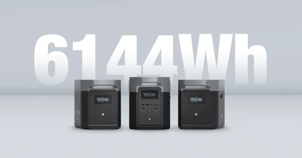 EcoFlow DELTA 2 Max – Portable Power Station 2400W 2048Wh – EFDELTA2MAX-UK