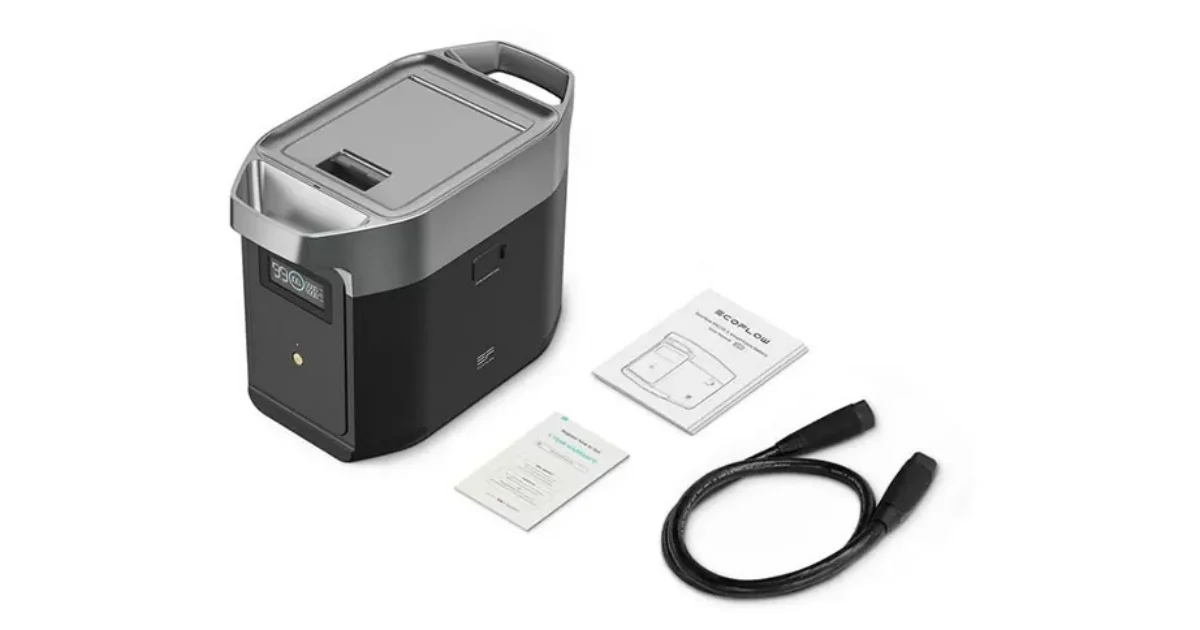 EcoFlow Extra Battery for DELTA 2 Power Station 1024Wh – ZMR330EB